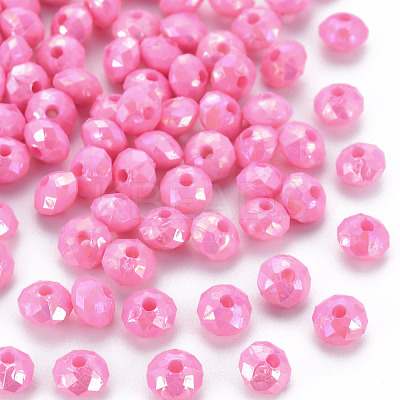 Opaque Acrylic Beads MACR-Q239-018C-07-1