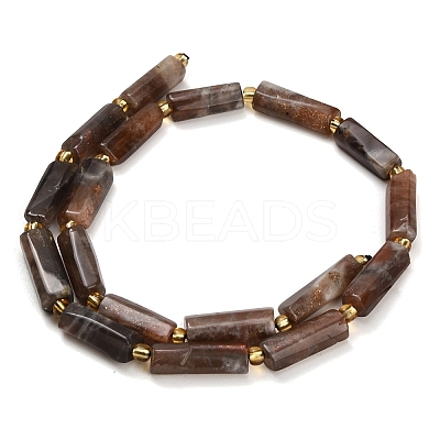 Natural Multi-Moonstone Beads Strands G-D353-A24-1