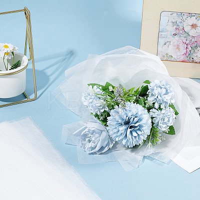 114Pcs Square Cotton Flower Bouquet Wrapping Paper Decoration AJEW-SP0004-30C-1