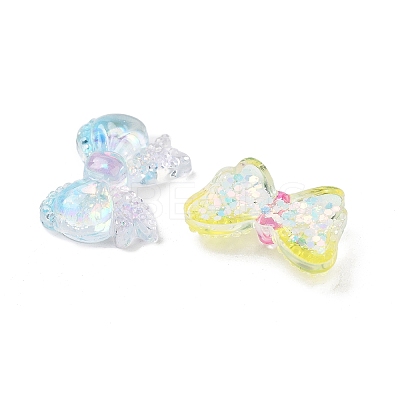 Transparent Resin Decoden Cabochons RESI-M045-05-1