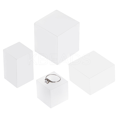 4Pcs 3 Style Acrylic Decoration Accessories Display Bases for Jewelry Presentation ODIS-PH0001-42-1