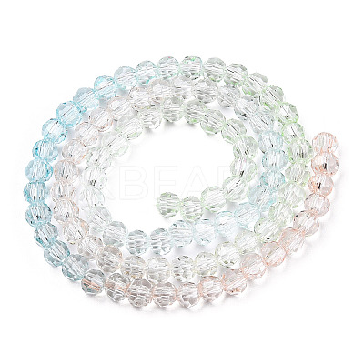 Transparent Glass Beads Strands X-GLAA-E036-07X-1