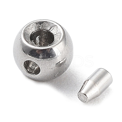 Non-Tarnish 304 Stainless Steel Bead Tips LS-STAS-K268-01B-P-1