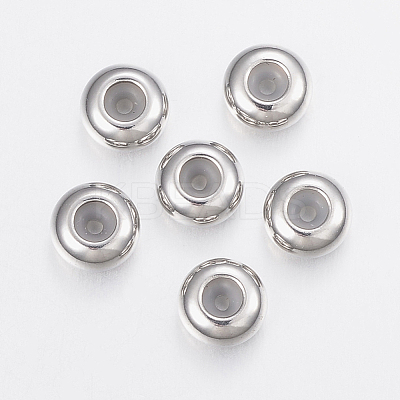Tarnish Resistant 201 Stainless Steel Bead Spacers STAS-E149-06P-7mm-1