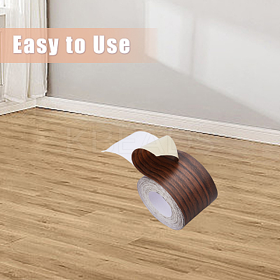 Self-Adhesive PVC Woodgrained Paper DIY-WH0632-19B-02-1