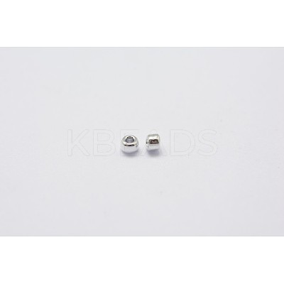 8/0 Electroplate Glass Seed Beads SEED-Q004-P-1