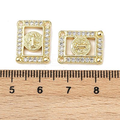 Brass Micro Pave Cubic Zirconia Pendants KK-S526-05G-B-1