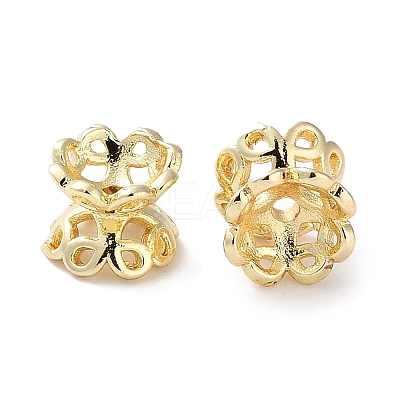 Rack Plating Brass Spacer Beads KK-F090-19LG-1