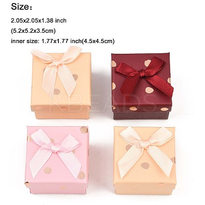 12Pcs Cardboard Ring Boxes CBOX-FP0001-03-1