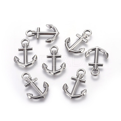 Tarnish Resistant 201 Stainless Steel Pendants STAS-E451-14P-1