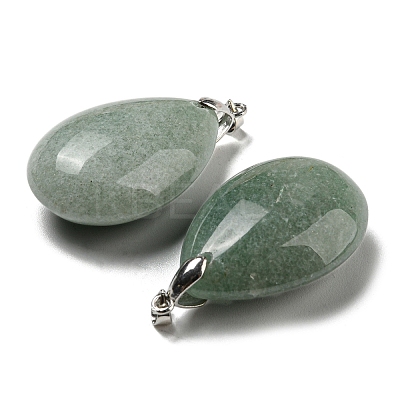 Natural Green Aventurine Pendants G-H291-02P-03-1