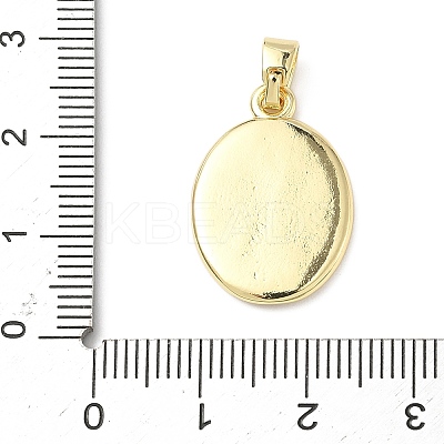 Brass Pendants ZIRC-I356-11G-01-1