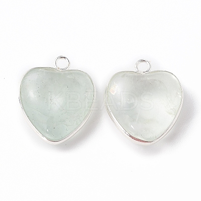 Natural Green Fluorite Pendants G-C005-01S-19-1