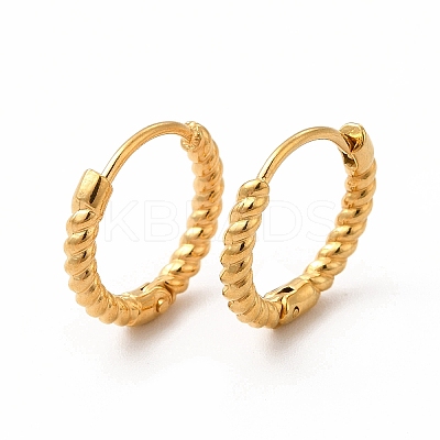 316 Stainless Steel Hoop Earrings for Women EJEW-C004-16B-G-1