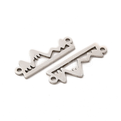 Non-Tarnish 201 Stainless Steel Connector Charms STAS-K251-076P-1