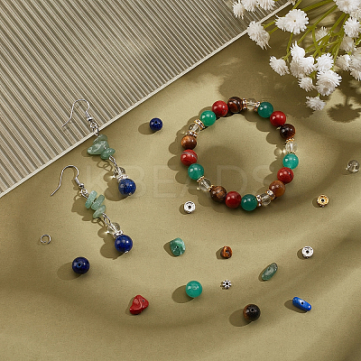 DIY Mixed Stone Beads Jewelry Making Kit DIY-FH0004-02-1