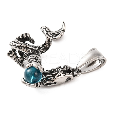 316 Surgical Stainless Steel Pendants STAS-Z073-20AS-1