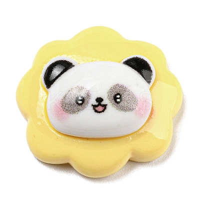 Cute Animal Opaque Resin Cabochons LS-RESI-C040-01A-1