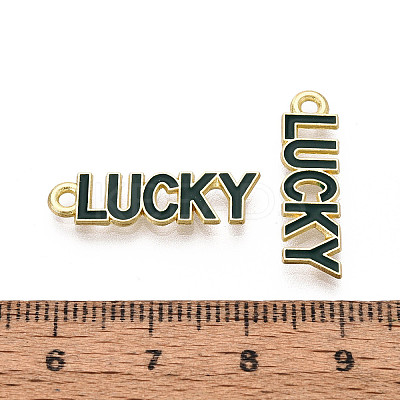 Irish Alloy Enamel & Glitter Powder Pendants ENAM-T023-01B-1