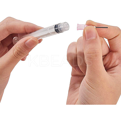 Plastic Fluid Precision Blunt Needle Dispense Tips TOOL-BC0008-37-1