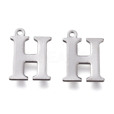 Tarnish Resistant 304 Stainless Steel Charms STAS-H112-H-P-1