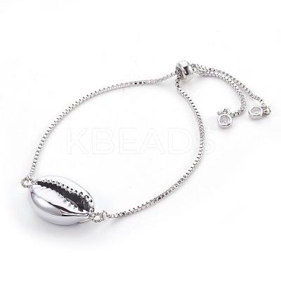 Adjustable Brass Bolo Bracelets BJEW-JB03956-01-1