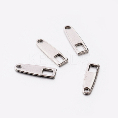 201 Stainless Steel Chain Tabs STAS-E081-02-1