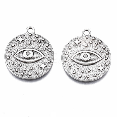 Tibetan Style Alloy Pendants PALLOY-S120-279-NR-1