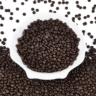 Opaque Glass Seed Beads SEED-N012-09A-16-1