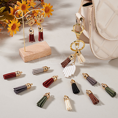 Faux Suede Tassel Pendant Decorations FIND-PH0002-57B-1