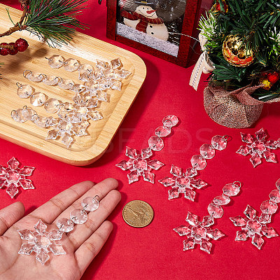 30Pcs Acrylic Pendants TACR-SP0001-01-1