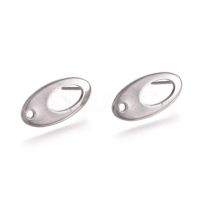 Non-Tarnish 304 Stainless Steel Stud Earring Findings LS-X-STAS-E482-01P-1