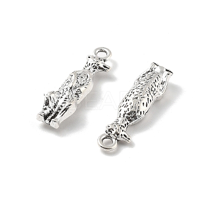 Tibetan Style Alloy Animals Pendants PALLOY-V007-01AS-02-1