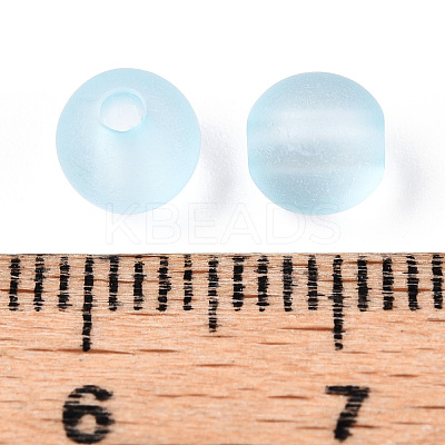 Transparent Acrylic Ball Beads FACR-R021-8mm-06-1