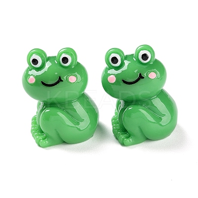 Cartoon Cute Resin 3D Frog Figurines RESI-Z024-01D-1
