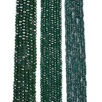 Electroplate Glass Beads Strands EGLA-A044-P4mm-A09-1