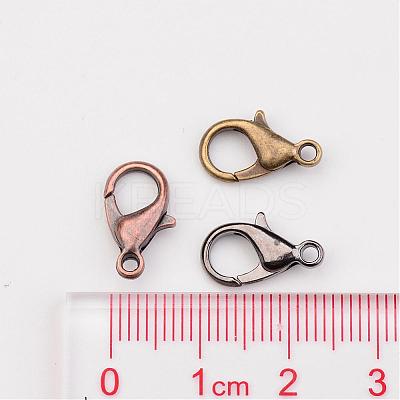 1 Box 240PCS 6 Colors Zinc Alloy Lobster Claw Clasps PALLOY-JP0002-1