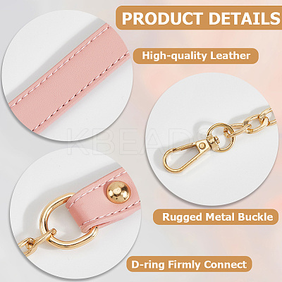 Imitation Leather & Alloy Crossbody Purse Chains FIND-WH20033-034D-LG-1