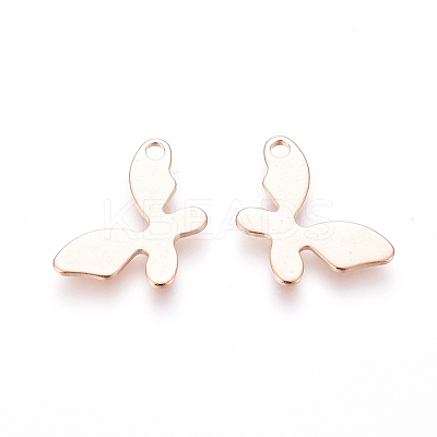 201 Stainless Steel Charms LS-STAS-E484-14RG-1