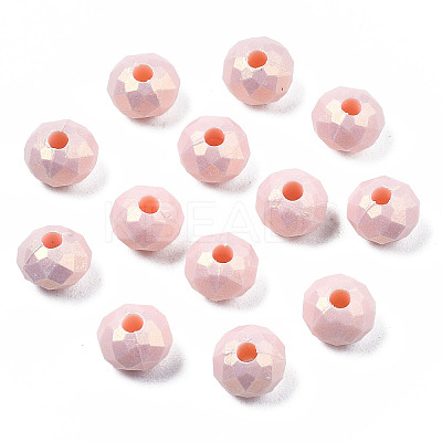 Spray Painted Acrylic Beads MACR-S280-03D-1
