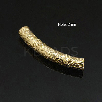 Yellow Gold Filled Tube Beads KK-G150-64-1