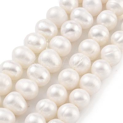 Natural Cultured Freshwater Pearl Beads Strands PEAR-C003-13C-1