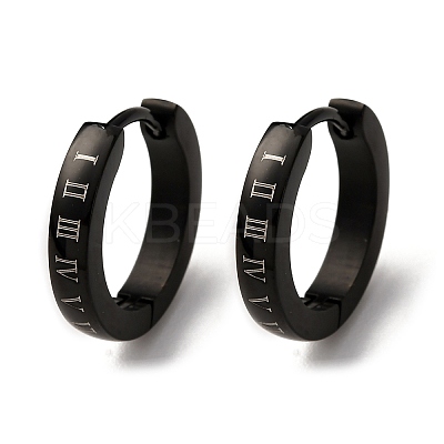 304 Stainless Steel Hoop Earrings EJEW-D331-05B-1