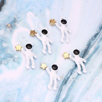 Baking Paint Alloy Pendants PALLOY-R136-05-1