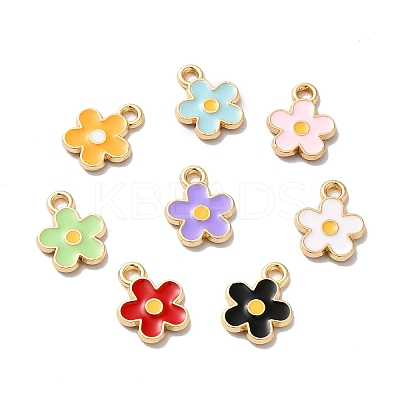 Alloy Enamel Charms ENAM-D043-02G-1