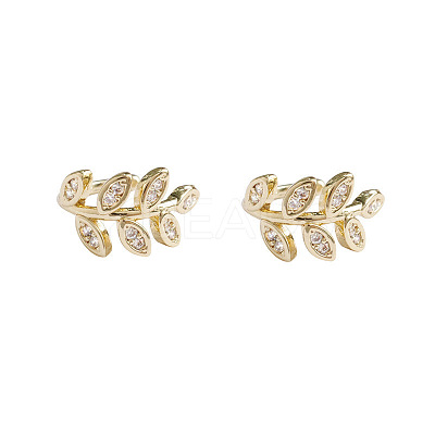 Alloy Leaf Cuff Earrings WG3D3A6-01-1