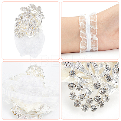 Ribbon Wrist & Brooch AJEW-WH0235-35-1