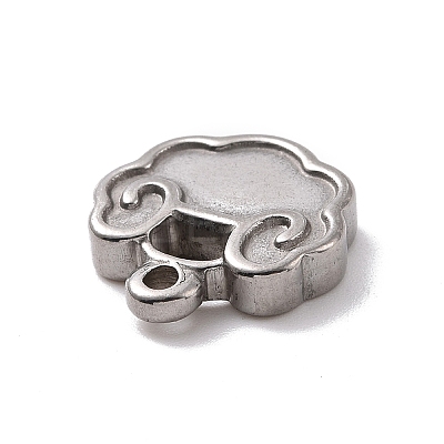 Non-Tarnish 304 Stainless Steel Pendants STAS-E169-25P-1