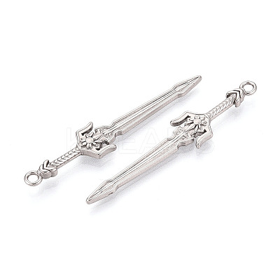 304 Stainless Steel Pendants STAS-N114-61P-1