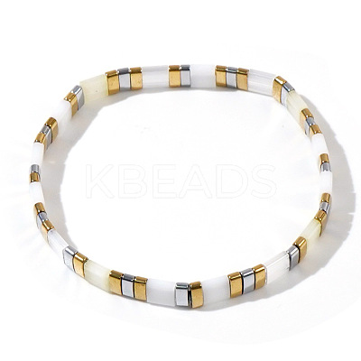 Bohemian Style Glass Seed Beaded Stretch Bracelets for Women Men ZJ1483-11-1